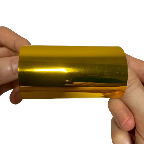 Mirror Chrome Yellow Vinyl Wrap