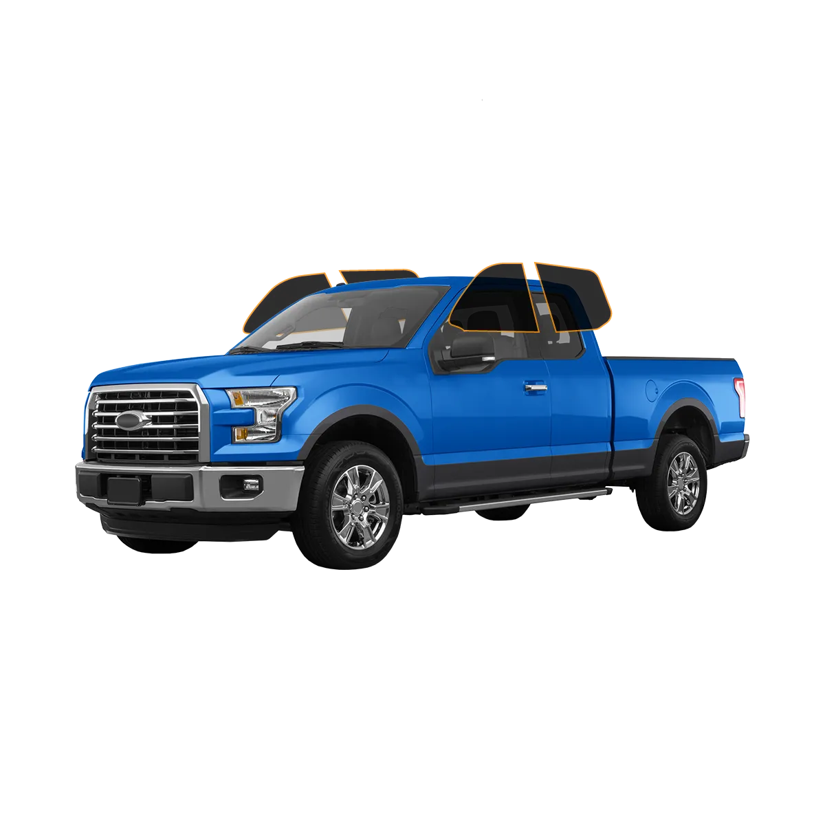 MotoShield Pro Extended Cab Truck | Carbon Window Tint | All Sides   Lifetime Warranty