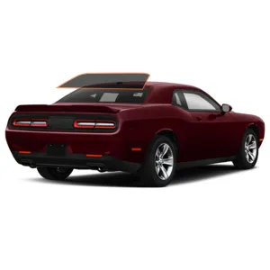 MotoShield Pro Premium Professional 2mil Ceramic Window Tint Film for 2008-2021 Dodge Challenger — (Rear Windshield 25%)   Lifetime Warranty