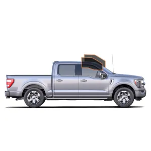 MotoShield Pro Premium Professional 2mil Ceramic Window Tint Film for 2015-2021 Ford F150 4 Door Crew Cab — (Front Driver/Passenger 25%)   Lifetime Warranty