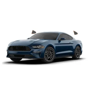 MotoShield Pro Premium Professional 2mil Ceramic Window Tint Film for 2015-2021 Ford Mustang Convertible— (Rear Driver/ Passenger 15%)   Lifetime Warranty