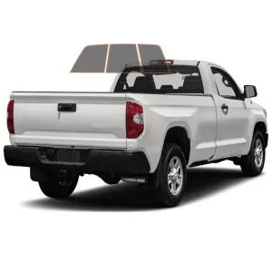 MotoShield Pro Premium Professional 2mil Precut Ceramic Window Tint Film for 2007-2021 Toyota Tundra Standard Cab — (3pc Rear Windshield 5%)   Lifetime Warranty