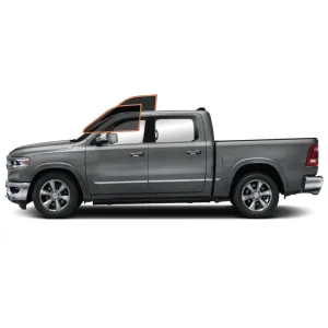 MotoShield Pro Premium Professional 2mil Precut Ceramic Window Tint Film for 2009-2018 Dodge Ram 1500 Crew Cab — (Front Driver/Passenger 25%)   Lifetime Warranty