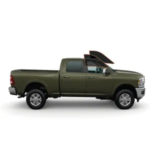 MotoShield Pro Premium Professional 2mil Precut Ceramic Window Tint Film for 2009-2018 Dodge Ram 1500 Quad Cab — (Front Driver/Passenger 25%)   Lifetime Warranty