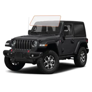 MotoShield Pro Premium Professional 2mil Precut Ceramic Window Tint Film for 2011-2017 Jeep Wrangler 2 Door Hard Top — (Front Windshield 75%)   Lifetime Warranty