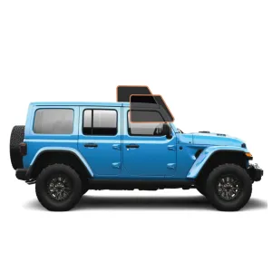 MotoShield Pro Premium Professional 2mil Precut Ceramic Window Tint Film for 2011-2017 Jeep Wrangler 4 Door Hard Top — (Front Driver/Passenger 35%)   Lifetime Warranty