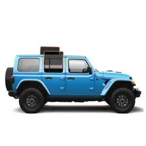 MotoShield Pro Premium Professional 2mil Precut Ceramic Window Tint Film for 2011-2017 Jeep Wrangler 4 Door Hard Top — (Rear Driver/Passenger 5%)   Lifetime Warranty