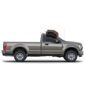 MotoShield Pro Premium Professional 2mil Precut Ceramic Window Tint Film for 2013-2016 Ford F250Standard Cab — (Front Driver/Passenger 25%)   Lifetime Warranty
