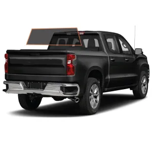 MotoShield Pro Premium Professional 2mil Precut Ceramic Window Tint Film for 2014-2018 Chevrolet Silverado 1500 Crew Cab — (Rear Windshield 25%)   Lifetime Warranty