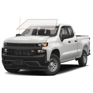 MotoShield Pro Premium Professional 2mil Precut Ceramic Window Tint Film for 2014-2018 Chevrolet Silverado 1500 Double Cab — (Front Windshield 70%)   Lifetime Warranty
