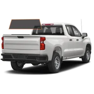 MotoShield Pro Premium Professional 2mil Precut Ceramic Window Tint Film for 2014-2018 Chevrolet Silverado 1500 Double Cab — (Rear Windshield 15%)   Lifetime Warranty