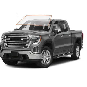 MotoShield Pro Premium Professional 2mil Precut Ceramic Window Tint Film for 2014-2019 Chevrolet Silverado 2500 Crew Cab — (Front Windshield 70%)   Lifetime Warranty