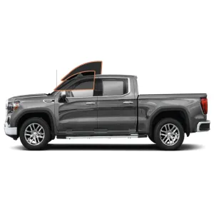 MotoShield Pro Premium Professional 2mil Precut Ceramic Window Tint Film for 2014-2019 Chevrolet Silverado 2500 Crew Cab — (Front Windshield 75%)   Lifetime Warranty