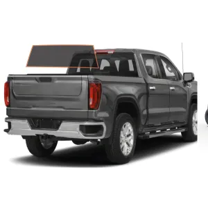 MotoShield Pro Premium Professional 2mil Precut Ceramic Window Tint Film for 2014-2019 Chevrolet Silverado 2500 Crew Cab — (Rear Windshield 5%)   Lifetime Warranty
