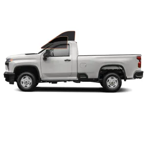MotoShield Pro Premium Professional 2mil Precut Ceramic Window Tint Film for 2014-2019 Chevrolet Silverado 2500 Standard Cab — (Front Driver/Passenger 35%)   Lifetime Warranty