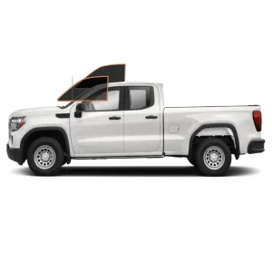 MotoShield Pro Premium Professional 2mil Precut Ceramic Window Tint Film for 2014-2019 GMC Sierra 1500 Double Cab — (Front Driver/Passenger 35%)   Lifetime Warranty