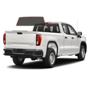 MotoShield Pro Premium Professional 2mil Precut Ceramic Window Tint Film for 2014-2019 GMC Sierra 1500 Double Cab — (Rear Windshield 15%)   Lifetime Warranty