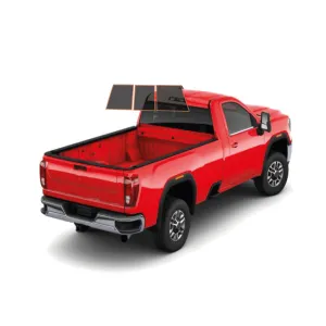 MotoShield Pro Premium Professional 2mil Precut Ceramic Window Tint Film for 2014-2019 GMC Sierra 2500 Standard Cab — (3pc Rear Windshield 15%)   Lifetime Warranty