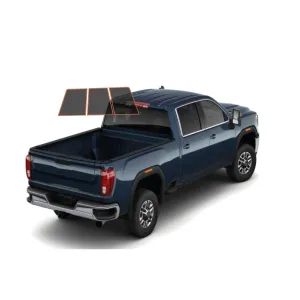 MotoShield Pro Premium Professional 2mil Precut Ceramic Window Tint Film for 2015-2019 GMC Sierra 2500 Crew Cab — (3pc Rear Windshield 25%)   Lifetime Warranty