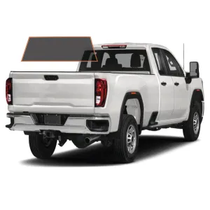 MotoShield Pro Premium Professional 2mil Precut Ceramic Window Tint Film for 2015-2019 GMC Sierra 2500 Double Cab — (Rear Windshield 5%)   Lifetime Warranty
