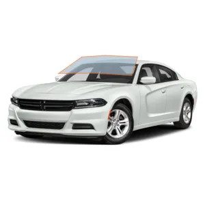 MotoShield Pro Premium Professional 2mil Precut Ceramic Window Tint Film for 2015-2020 Dodge Charger — (Front Windshield 75%)   Lifetime Warranty