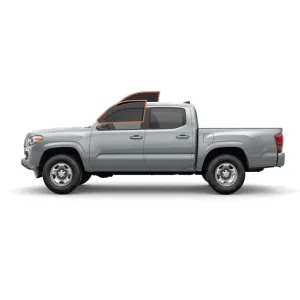MotoShield Pro Premium Professional 2mil Precut Ceramic Window Tint Film for 2016-2021 Toyata Tacoma Crew Cab   — (Front Driver/Passenger 25%)   Lifetime Warranty