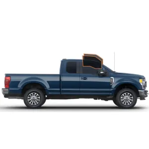 MotoShield Pro Premium Professional 2mil Precut Ceramic Window Tint Film for 2017-2021 Ford F250 Extended Cab — (Front Driver/Passenger 25%)   Lifetime Warranty