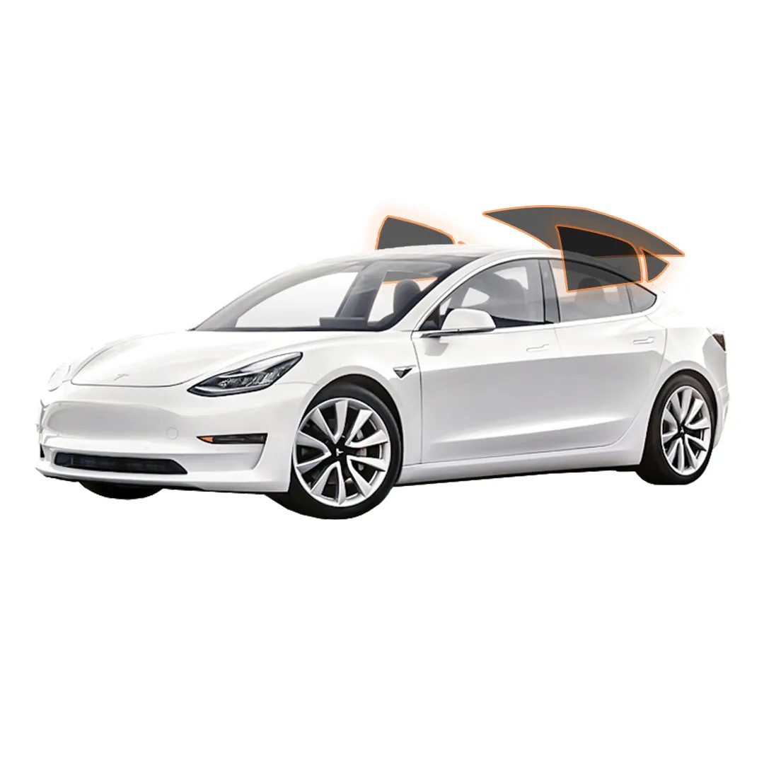 MotoShield Pro Tesla Model 3 | Nano Ceramic Tint | Back 2 Sides   Rear   Lifetime Warranty