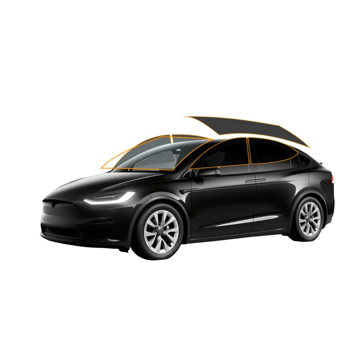 MotoShield Pro Tesla Model X | Carbon Window Tint | All Windows   Lifetime Warranty
