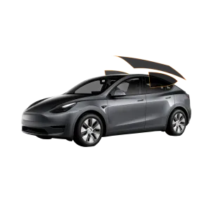 MotoShield Pro Tesla Model Y | Carbon Window Tint | Back 2 Sides   Rear   Lifetime Warranty