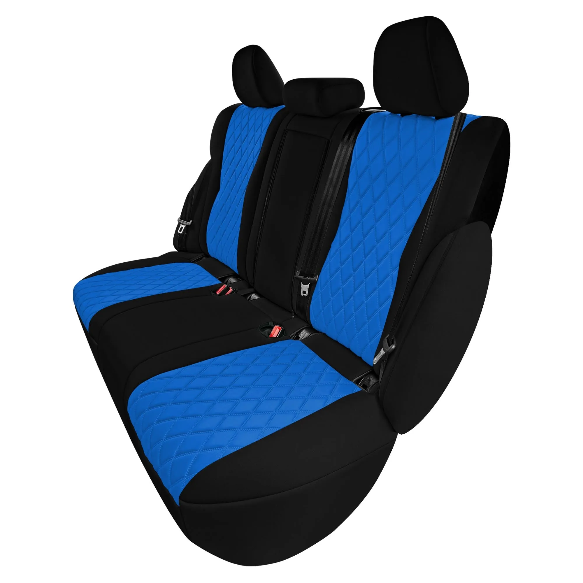 Nissan Rogue - 2021-2024 - Rear Set Seat Covers - Blue Ultraflex Neoprene
