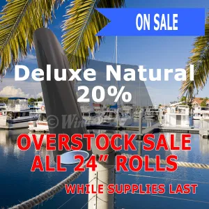 On Sale - Deluxe Natural Window Tinting Film 20% VLT