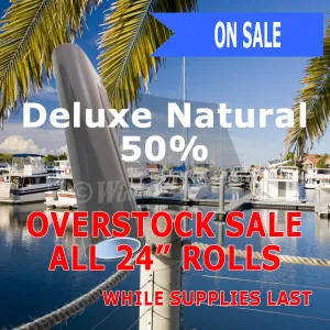 On Sale - Deluxe Natural Window Tinting Film 50% VLT