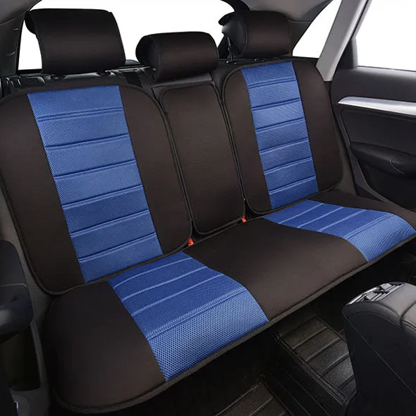 Premium Car Seat Cushions - Full Set Blue