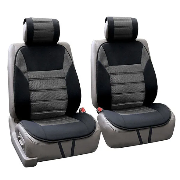 Premium Car Seat Cushions - Full Set Gray