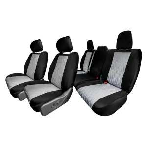 Ram 1500 2019-2024 - Full Set Seat Covers - Gray Ultraflex Neoprene