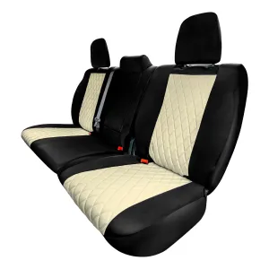 Ram 1500 2019-2024 - Rear Set Seat Covers - Beige Ultraflex Neoprene