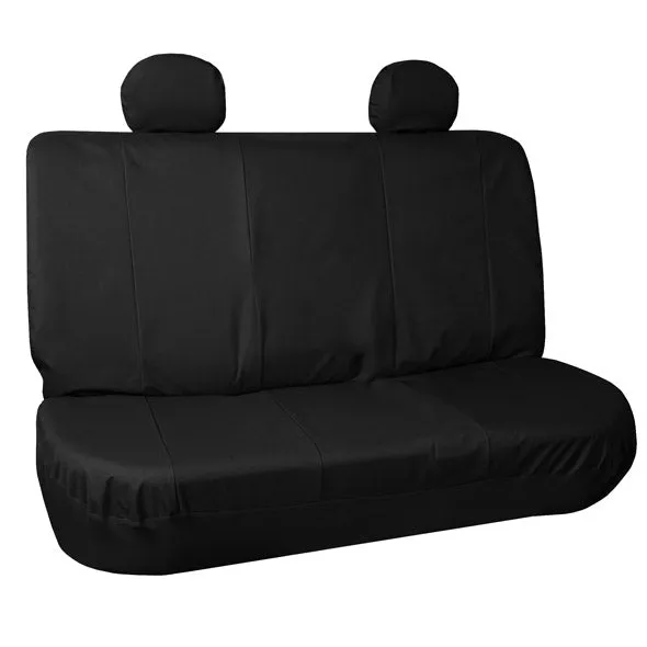 Rugged Oxford Seat Covers - Full Set Black
