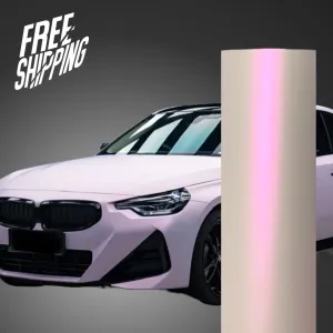 Satin Chrome Lolita Pink Car Wrap