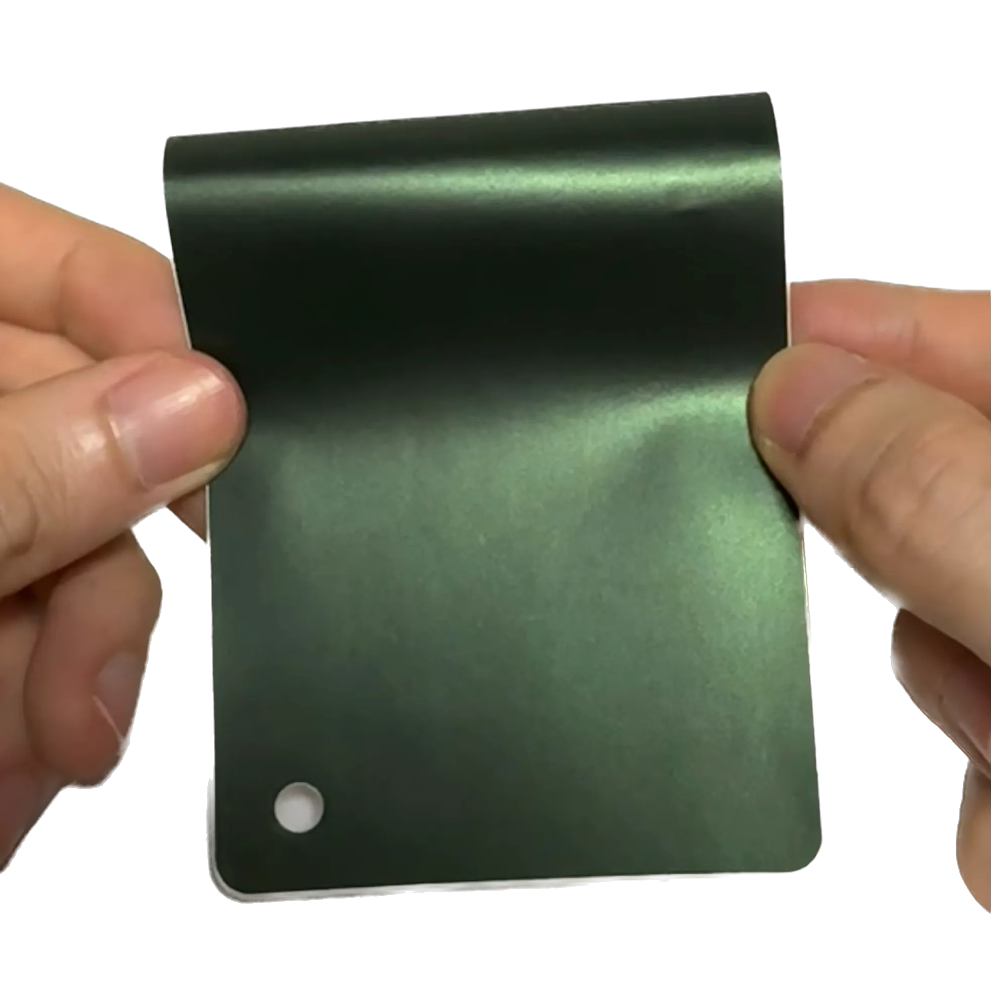 Satin Chrome Pine Green Vinyl Wrap