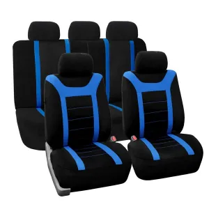 Sports Seat Covers - Full Set Blue
