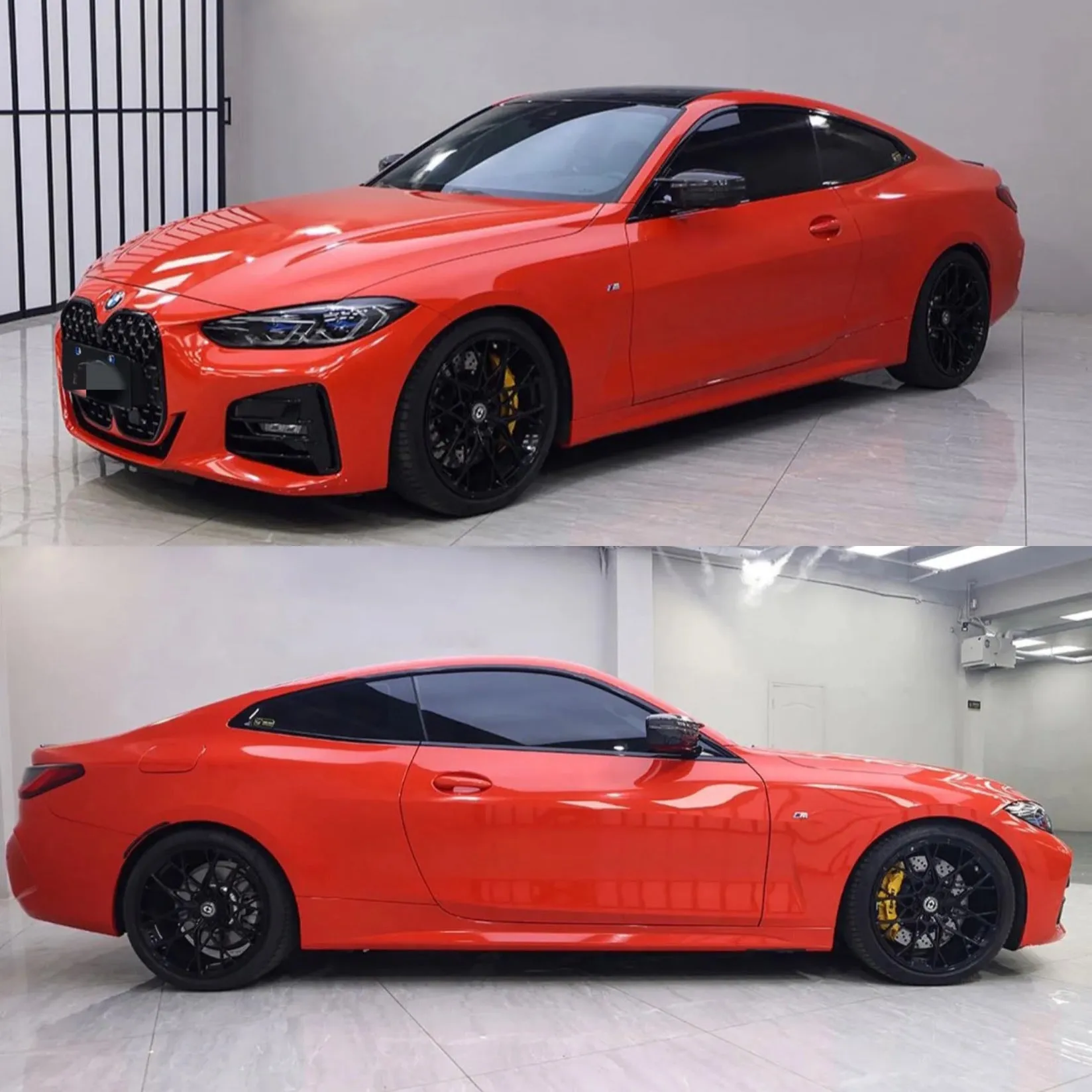 Super Gloss Lava Orange Vinyl Wrap