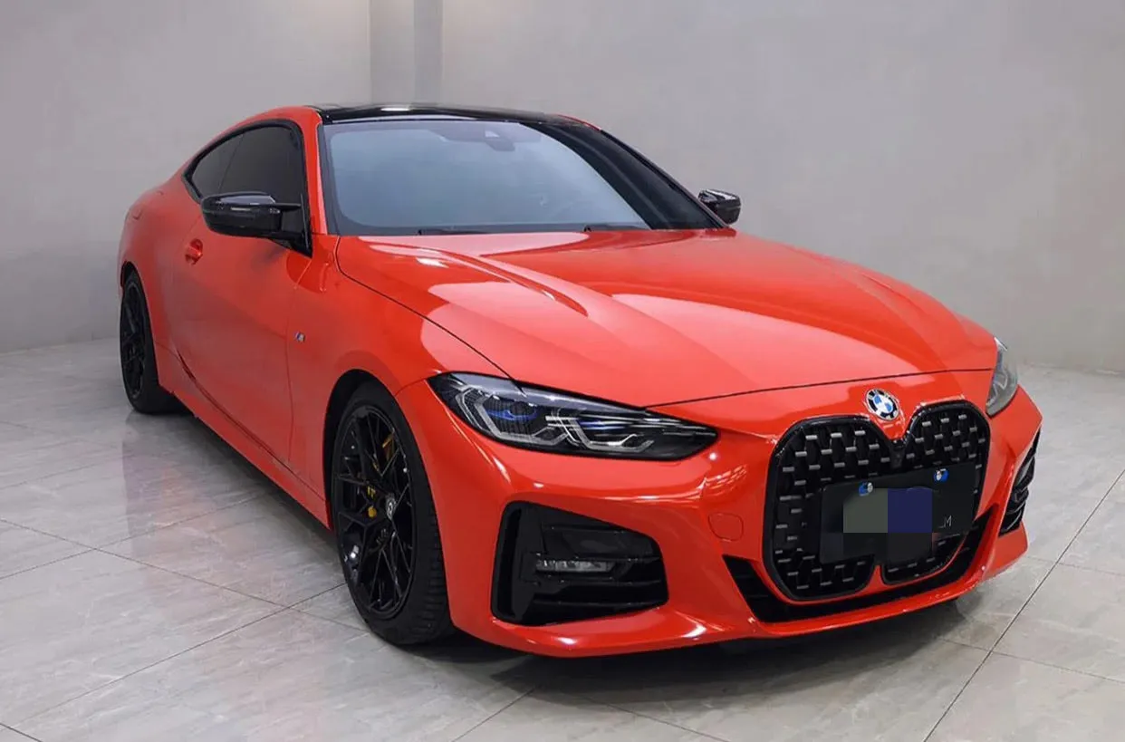 Super Gloss Lava Orange Vinyl Wrap