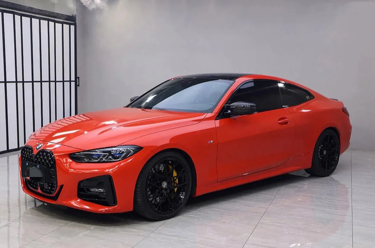Super Gloss Lava Orange Vinyl Wrap