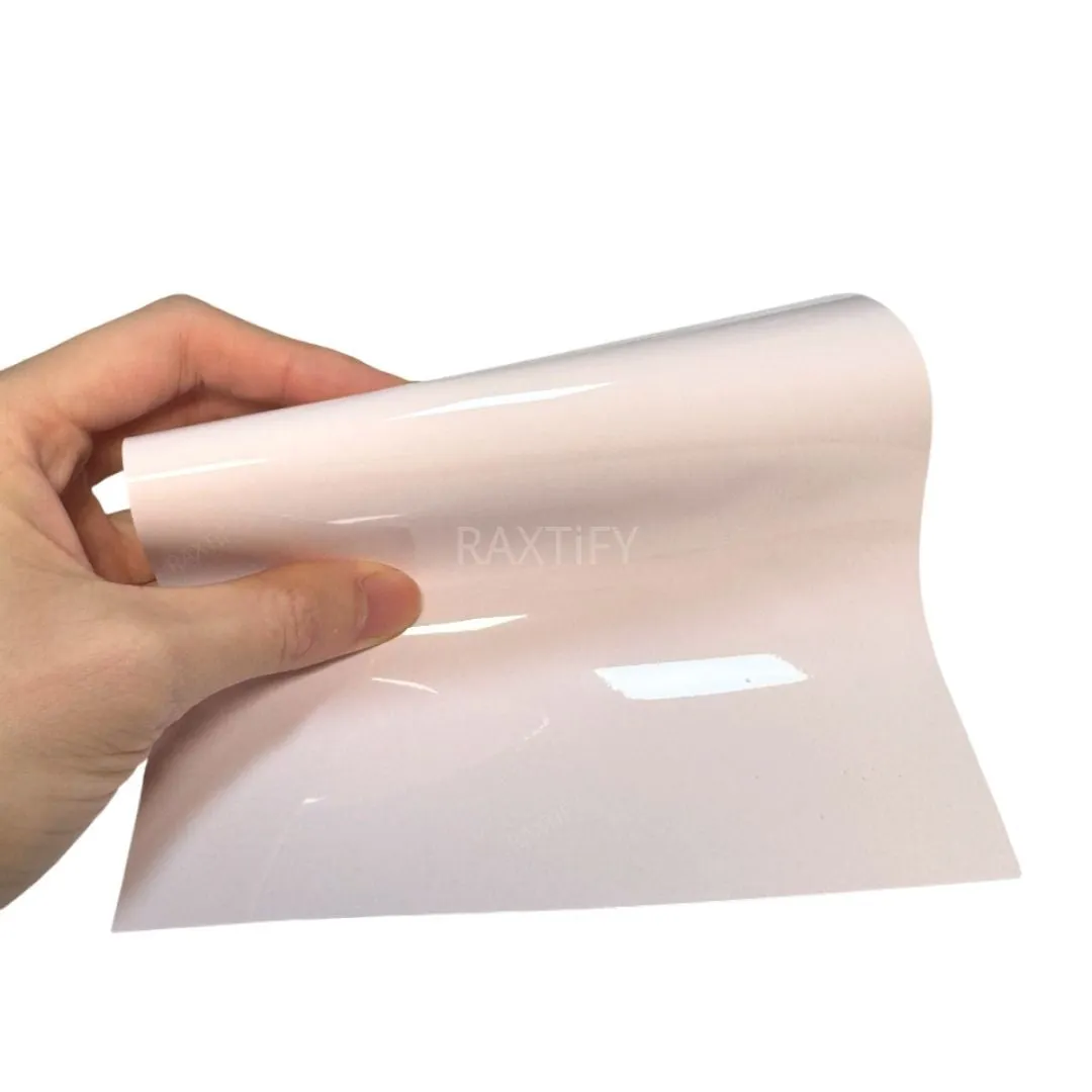 Super Gloss Light Peach Pink Vinyl Wrap