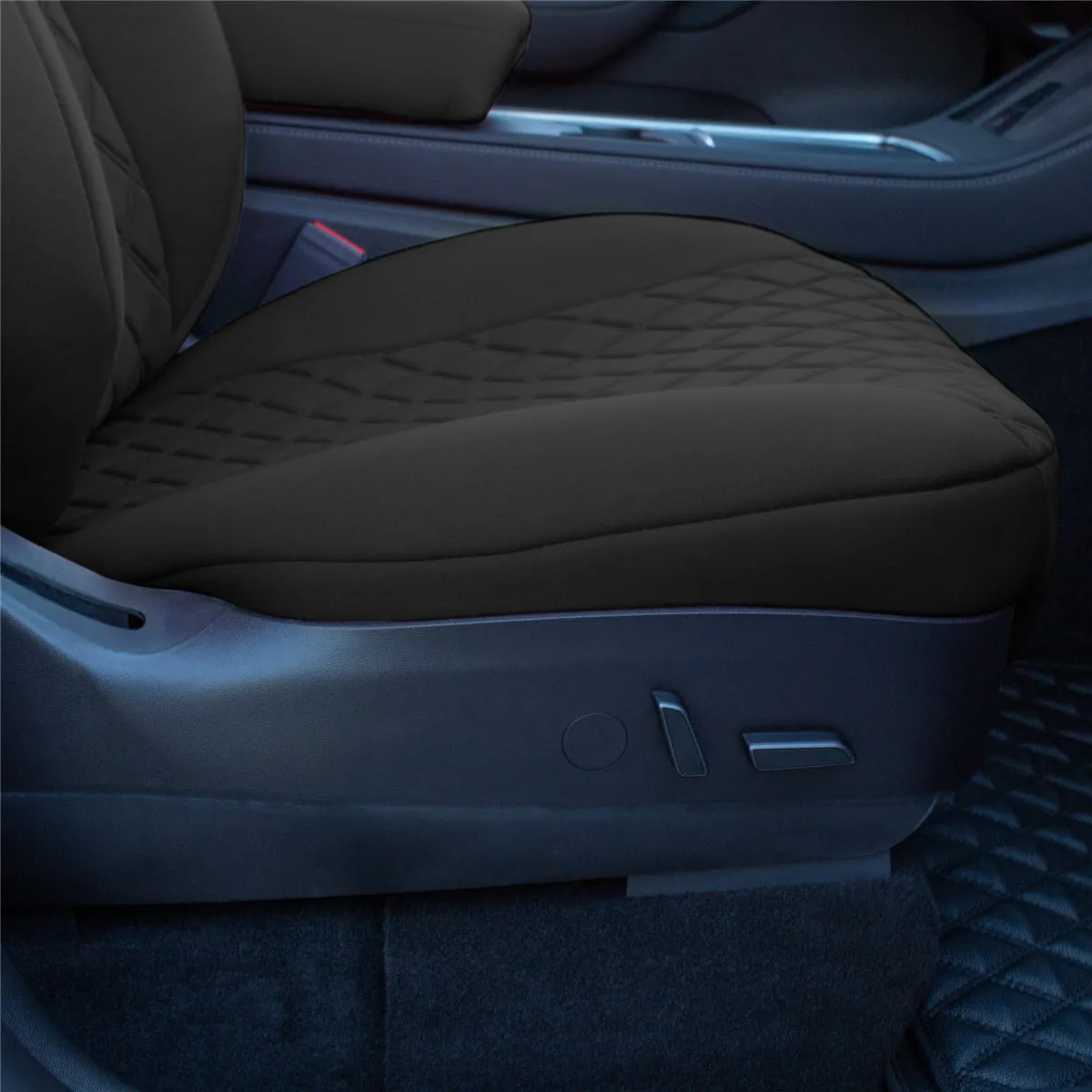 Tesla Model Y 2020 - 2024 - Full Set Seat Covers - Black Ultraflex Neoprene