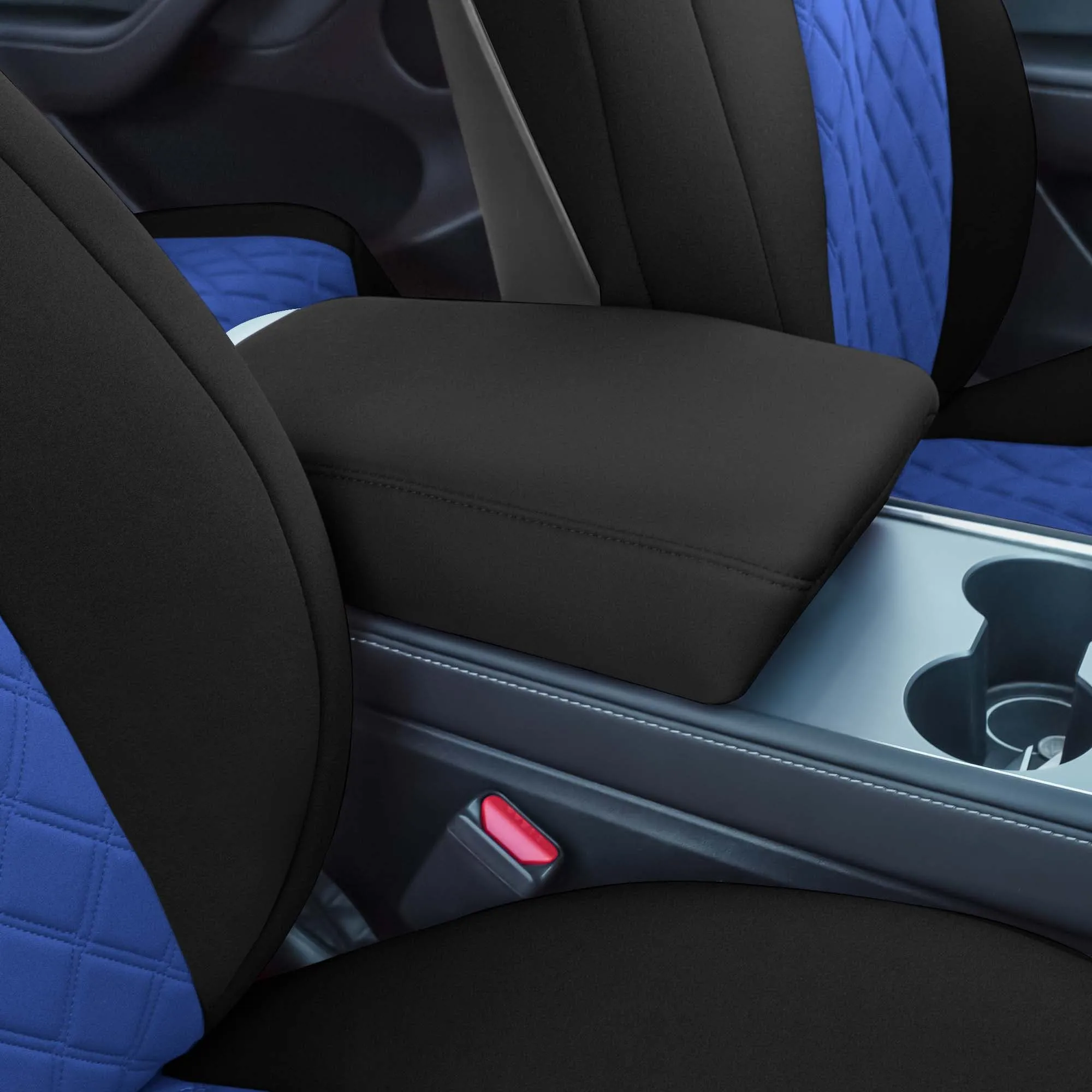 Tesla Model Y 2020 - 2024 - Full Set Seat Covers - Blue Ultraflex Neoprene