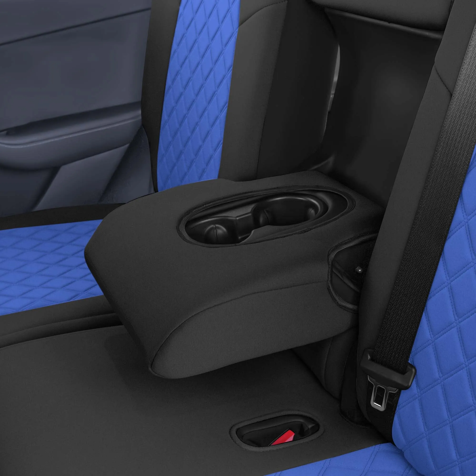 Tesla Model Y 2020 - 2024 - Full Set Seat Covers - Blue Ultraflex Neoprene
