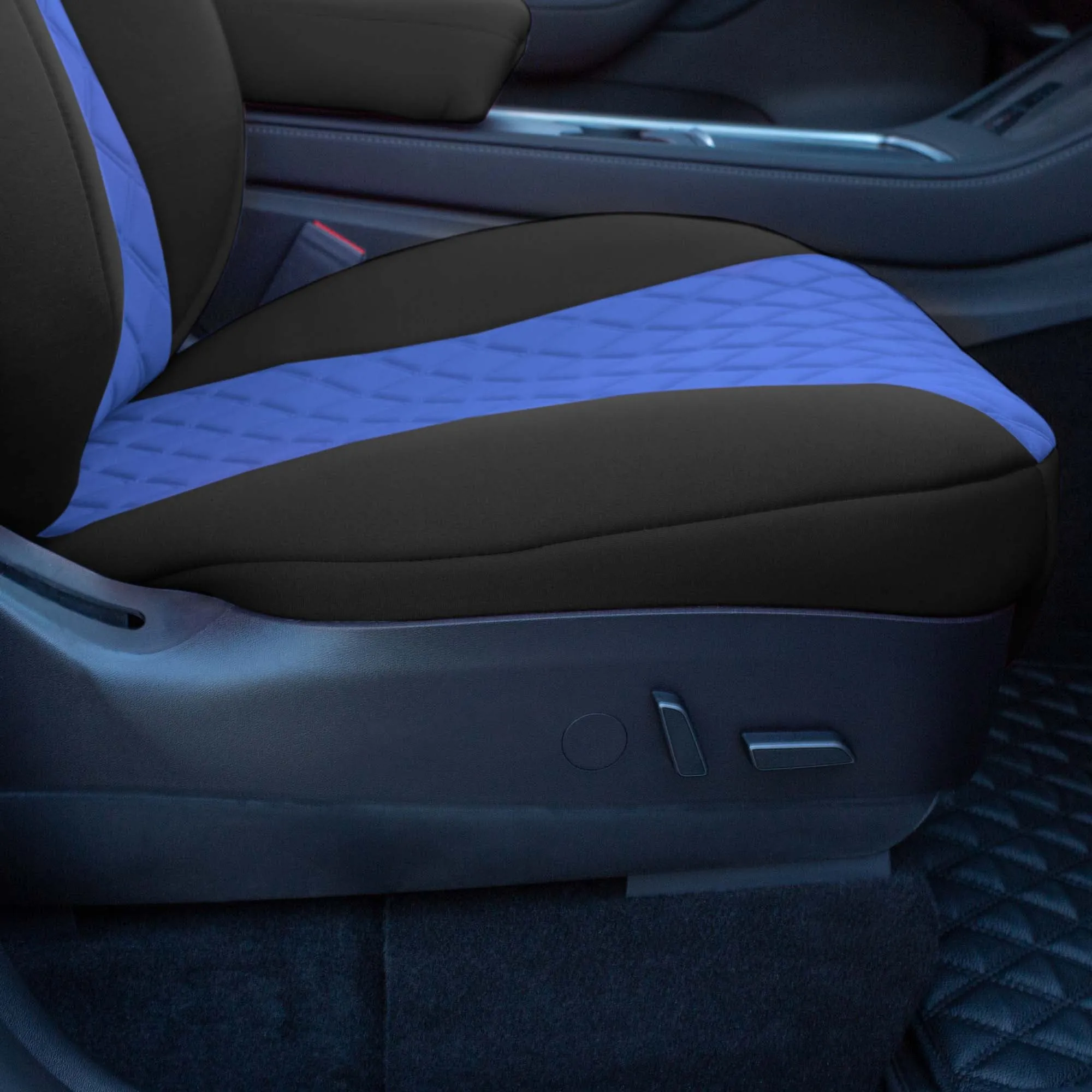 Tesla Model Y 2020 - 2024 - Full Set Seat Covers - Blue Ultraflex Neoprene