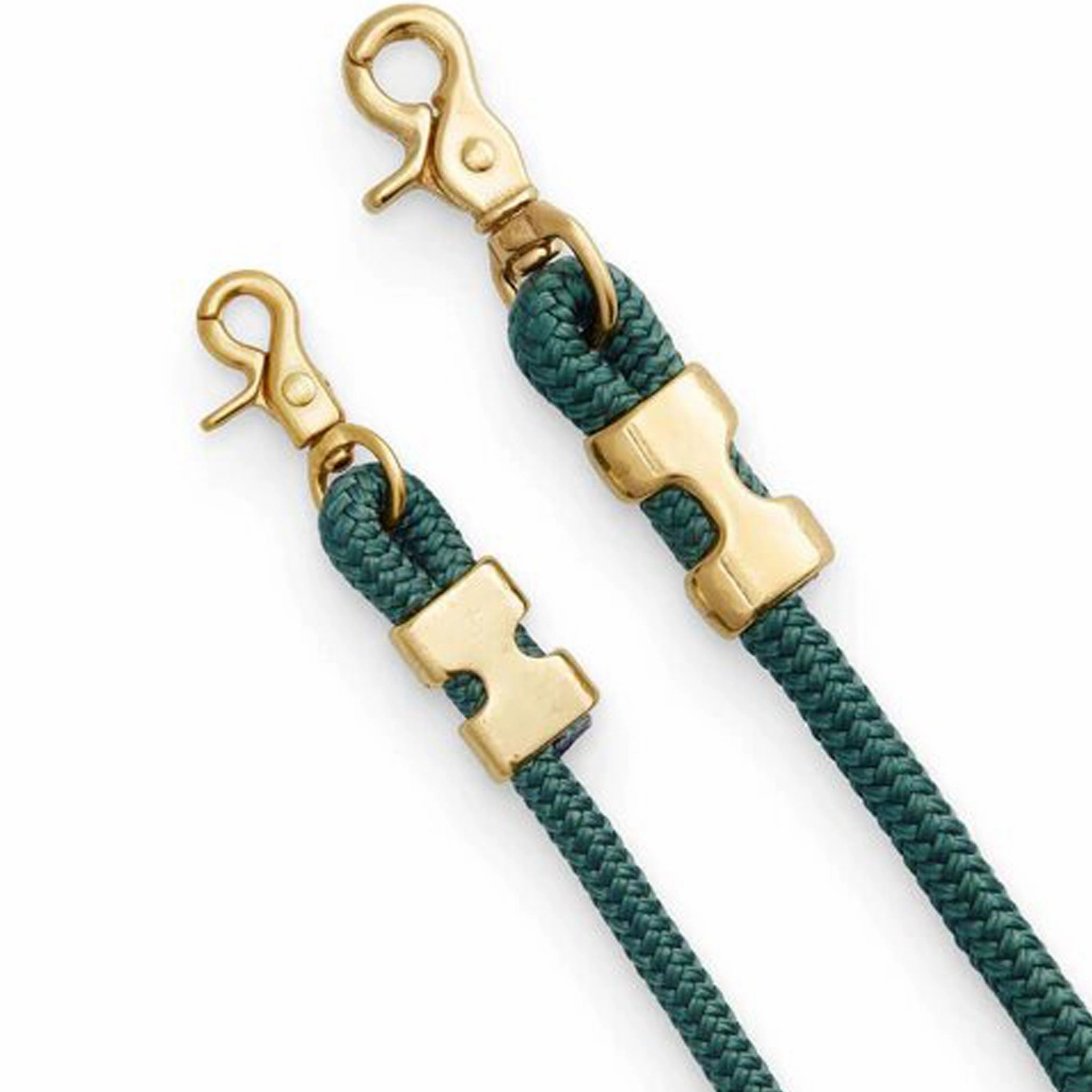 The Foggy Dog Evergreen Rope Leash Green Dog Leads